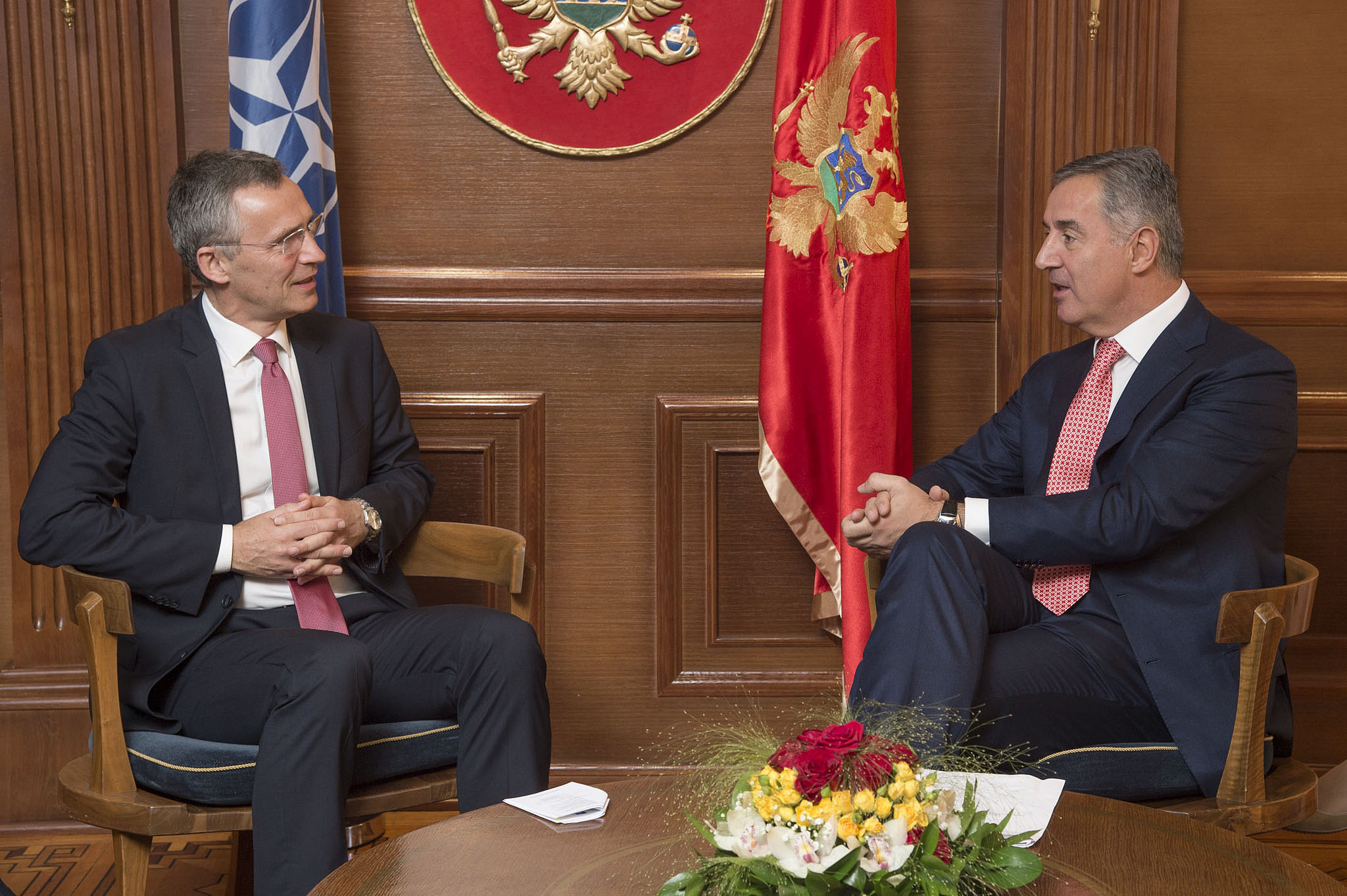 Z rokovaní o vstupe Čiernej Hory do NATO v Podgorici. (Foto: archív)