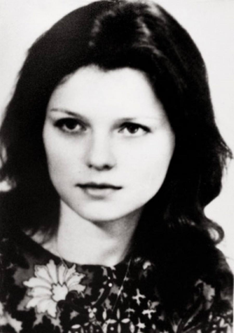 Študentka Cervanová na snímke z roku, keď bola zavraždená. (Foto: archív)