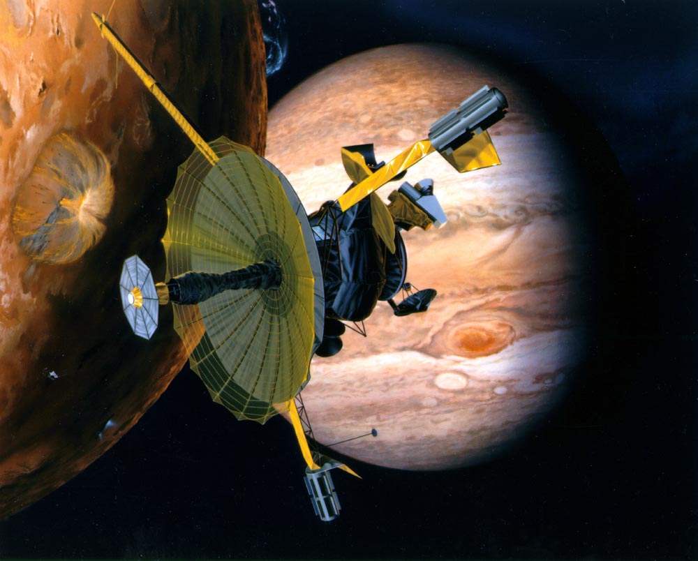 Sonda Galileo. (Vizualizácia: archív)